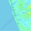 Katukurunda topographic map, elevation, terrain