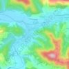 Le Vieuzet topographic map, elevation, terrain
