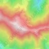 Issarbe topographic map, elevation, terrain