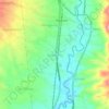 Dawagung topographic map, elevation, terrain
