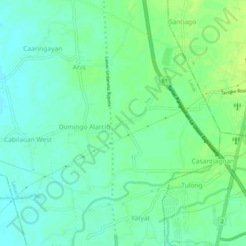 Lebueg topographic map, elevation, terrain