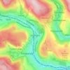 Llwynypia topographic map, elevation, terrain