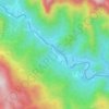 Turke topographic map, elevation, terrain