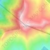 Losar topographic map, elevation, terrain