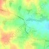 Yamare topographic map, elevation, terrain