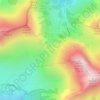 Colle delle Finestre topographic map, elevation, terrain