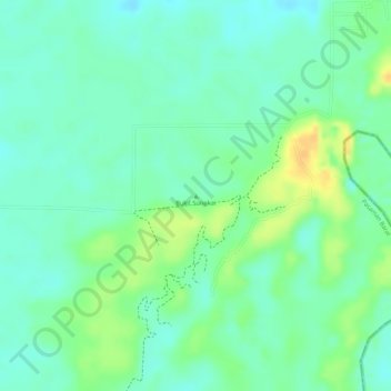 Bukit Sungkai topographic map, elevation, terrain