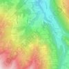 Les Truz topographic map, elevation, terrain