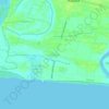 Bunton topographic map, elevation, terrain