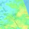 Ormesby St Margaret topographic map, elevation, terrain