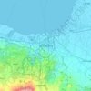Semarang topographic map, elevation, terrain