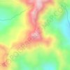 Tsiafajavona topographic map, elevation, terrain