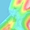 Strachur topographic map, elevation, terrain