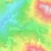 Fouillouse topographic map, elevation, terrain