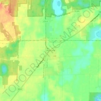 Little Prairie topographic map, elevation, terrain