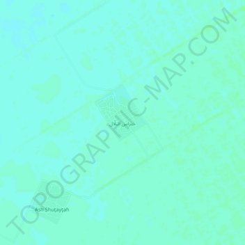 Hatras al Ballal topographic map, elevation, terrain