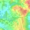 Requesende topographic map, elevation, terrain