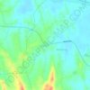 Burgos topographic map, elevation, terrain