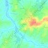 La Condaugerie topographic map, elevation, terrain