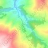 Bollacín topographic map, elevation, terrain