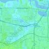 Asemrowo topographic map, elevation, terrain