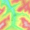 Alston topographic map, elevation, terrain