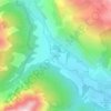 Le Casset topographic map, elevation, terrain