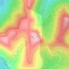 High Rock topographic map, elevation, terrain