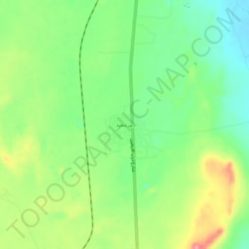 Port Said topographic map, elevation, terrain