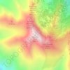 Deseret Peak topographic map, elevation, terrain