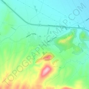 Neo Perivoli topographic map, elevation, terrain