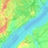 Prescott topographic map, elevation, terrain