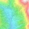 L'Adret topographic map, elevation, terrain