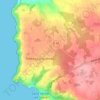 Les Quatre Chemins topographic map, elevation, terrain