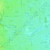 Perrinville topographic map, elevation, terrain