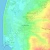 Linverville topographic map, elevation, terrain