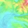 Les Salvages topographic map, elevation, terrain