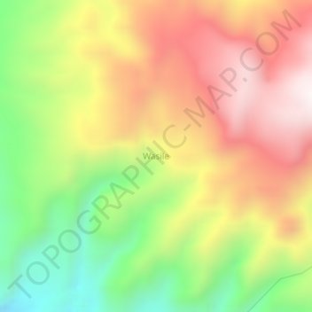 Wasile topographic map, elevation, terrain