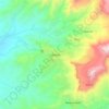 Lalibela topographic map, elevation, terrain