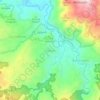 Cisarua topographic map, elevation, terrain
