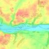 Avant topographic map, elevation, terrain