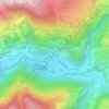 La Pierre topographic map, elevation, terrain