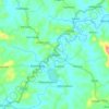 Sringeri topographic map, elevation, terrain