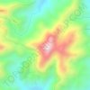 Alto del Rey topographic map, elevation, terrain