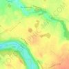 Les Haies topographic map, elevation, terrain