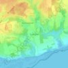 East End topographic map, elevation, terrain