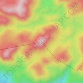 打帽岐 topographic map, elevation, terrain