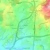 Catshill topographic map, elevation, terrain