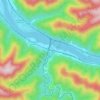 Deep Water topographic map, elevation, terrain