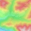 Lavail topographic map, elevation, terrain